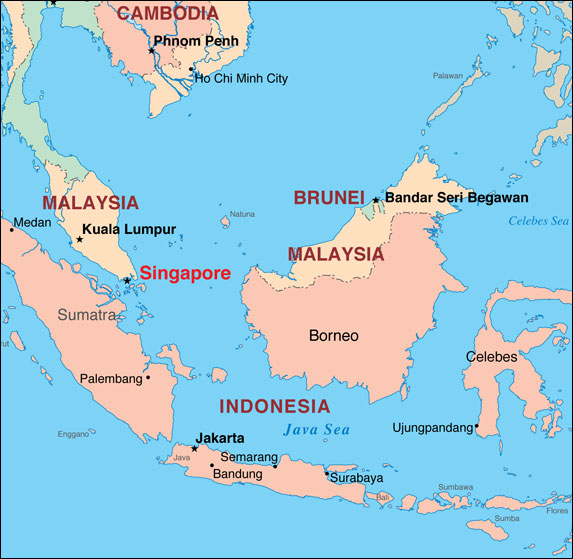 map of singapore region